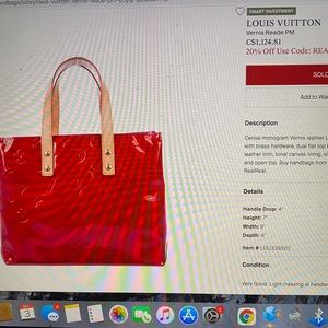 Louis Vuitton vernis reade pm